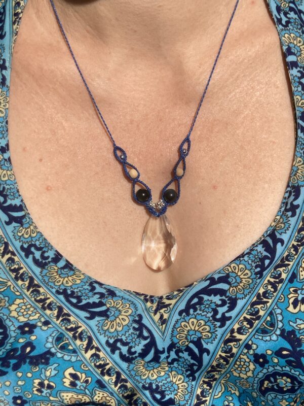 Bijoux soins goutte - Obsidienne Œil céleste – Image 2