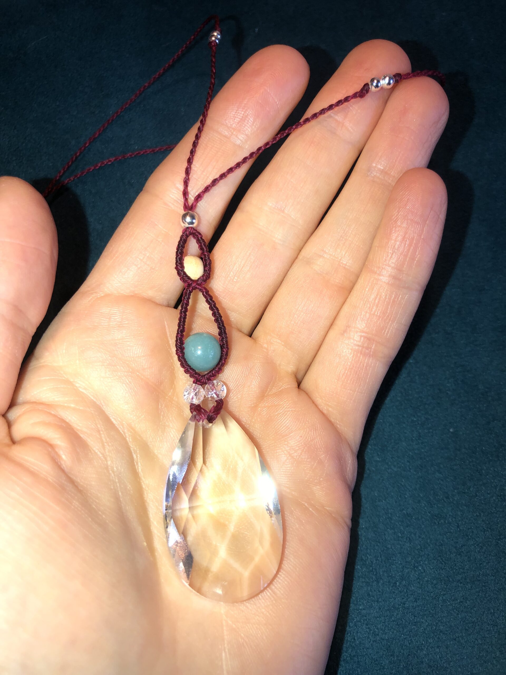 Bijoux soins goutte et Amazonite 1 perle – Image 4